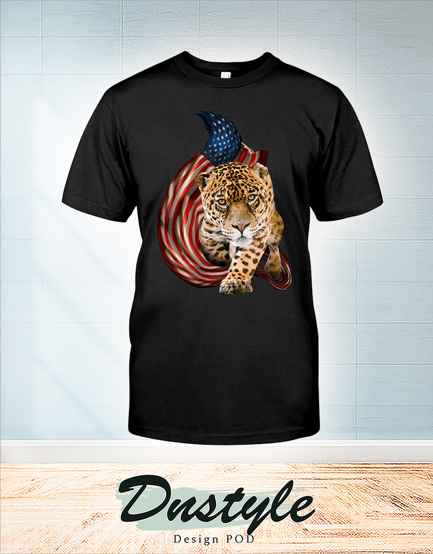 Leopard cool and freedom 4th of July shirt