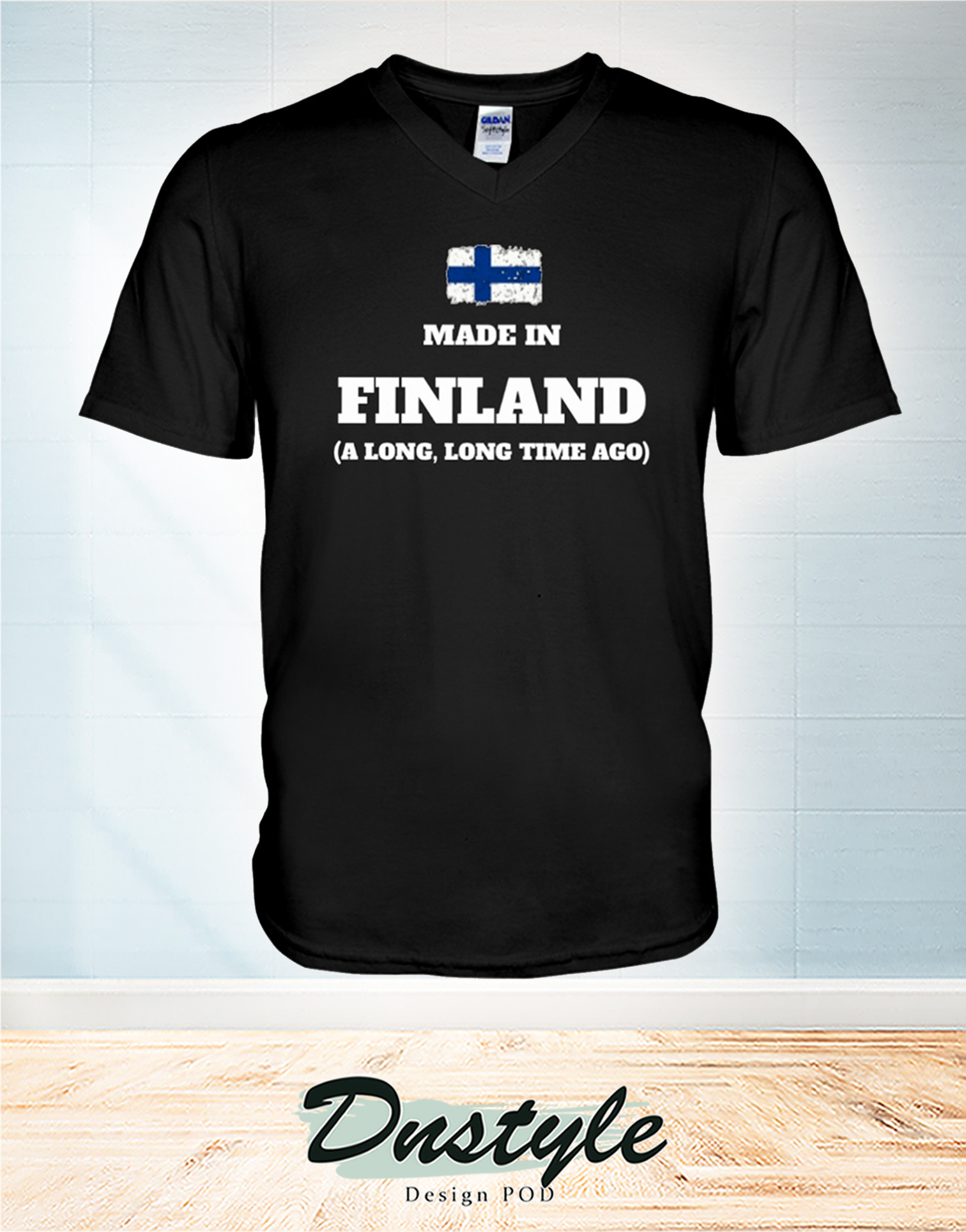 Made in finland a long long time ago v-neck