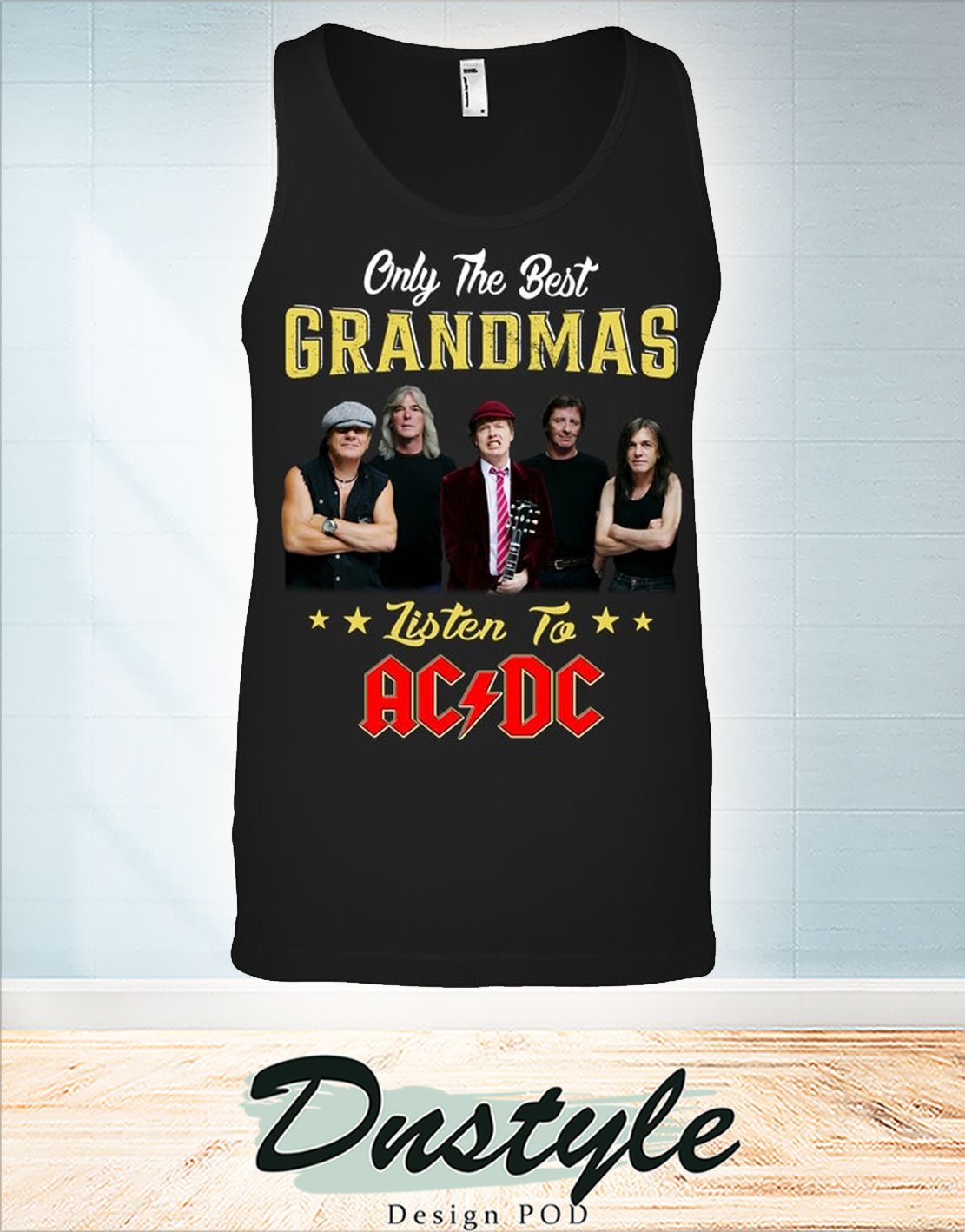 Only the best grandmas listen to ACDC tank