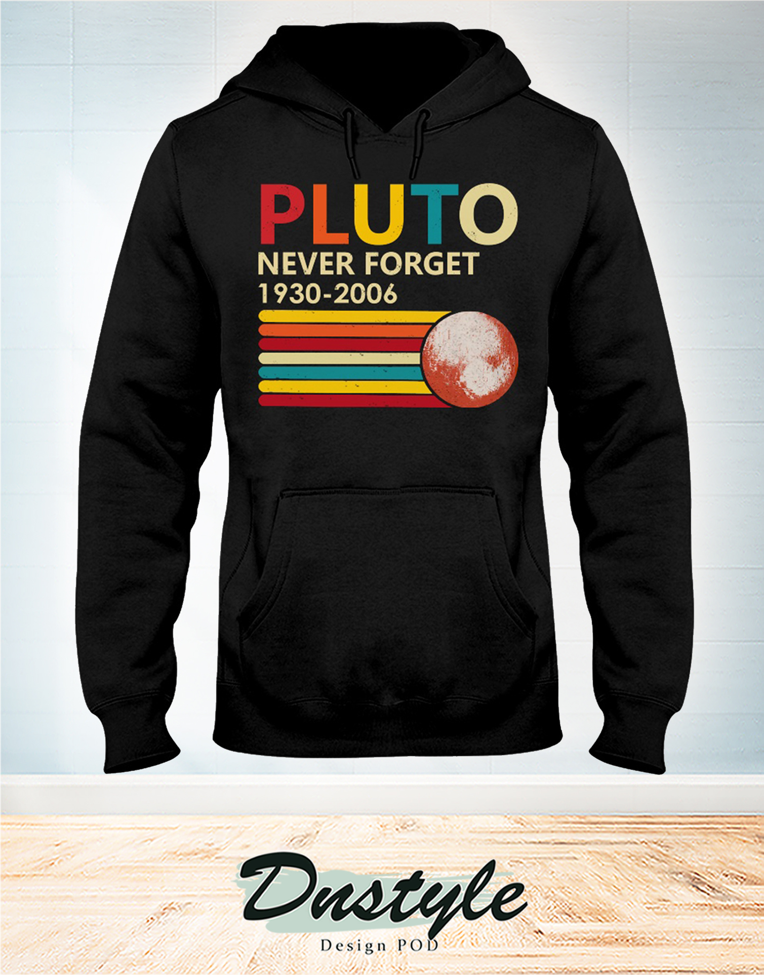 Pluto never forget 1930 - 2006 hoodie