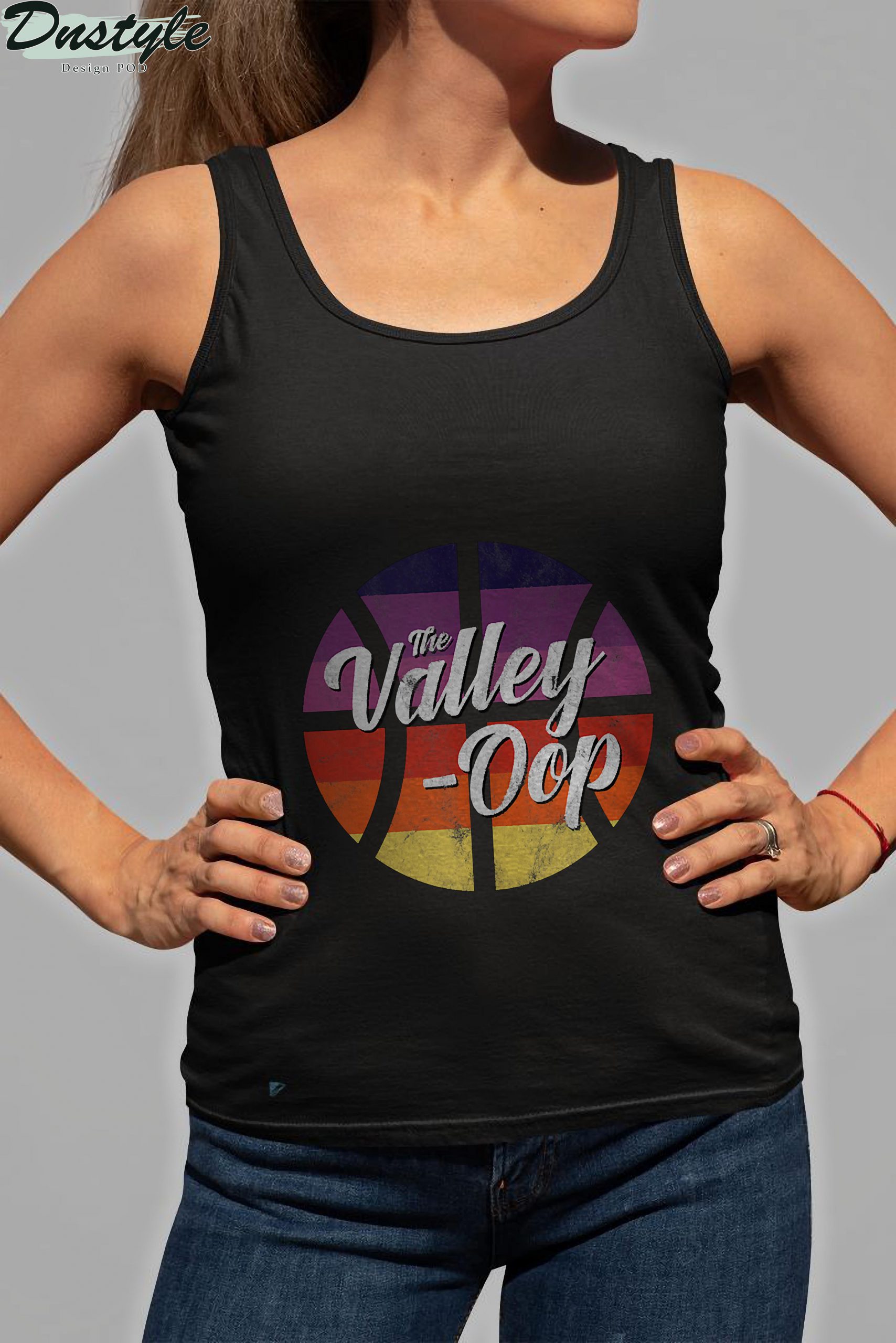 The Valley Oop Phoenix Basketball Retro Sunset Basketball Tank Top 1