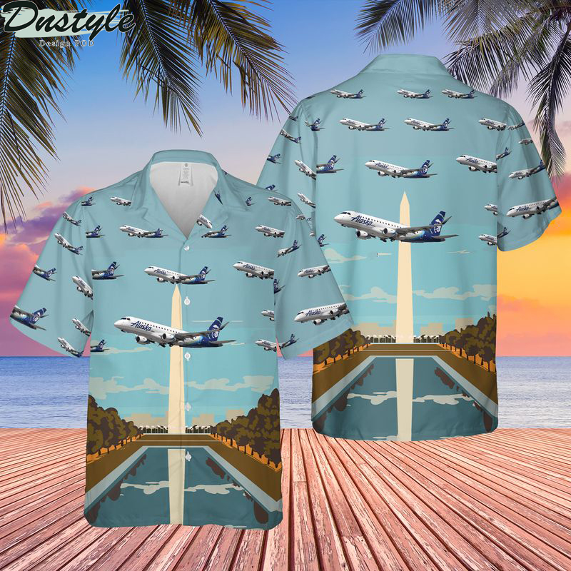 Alaska airlines embraer 175 horizon hawaiian shirt