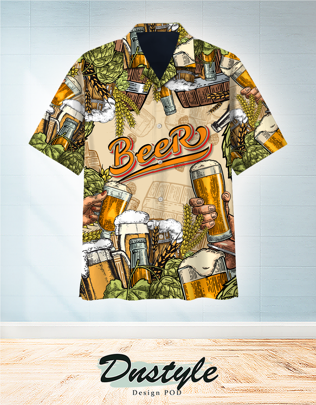 Beer hawaiian shirt