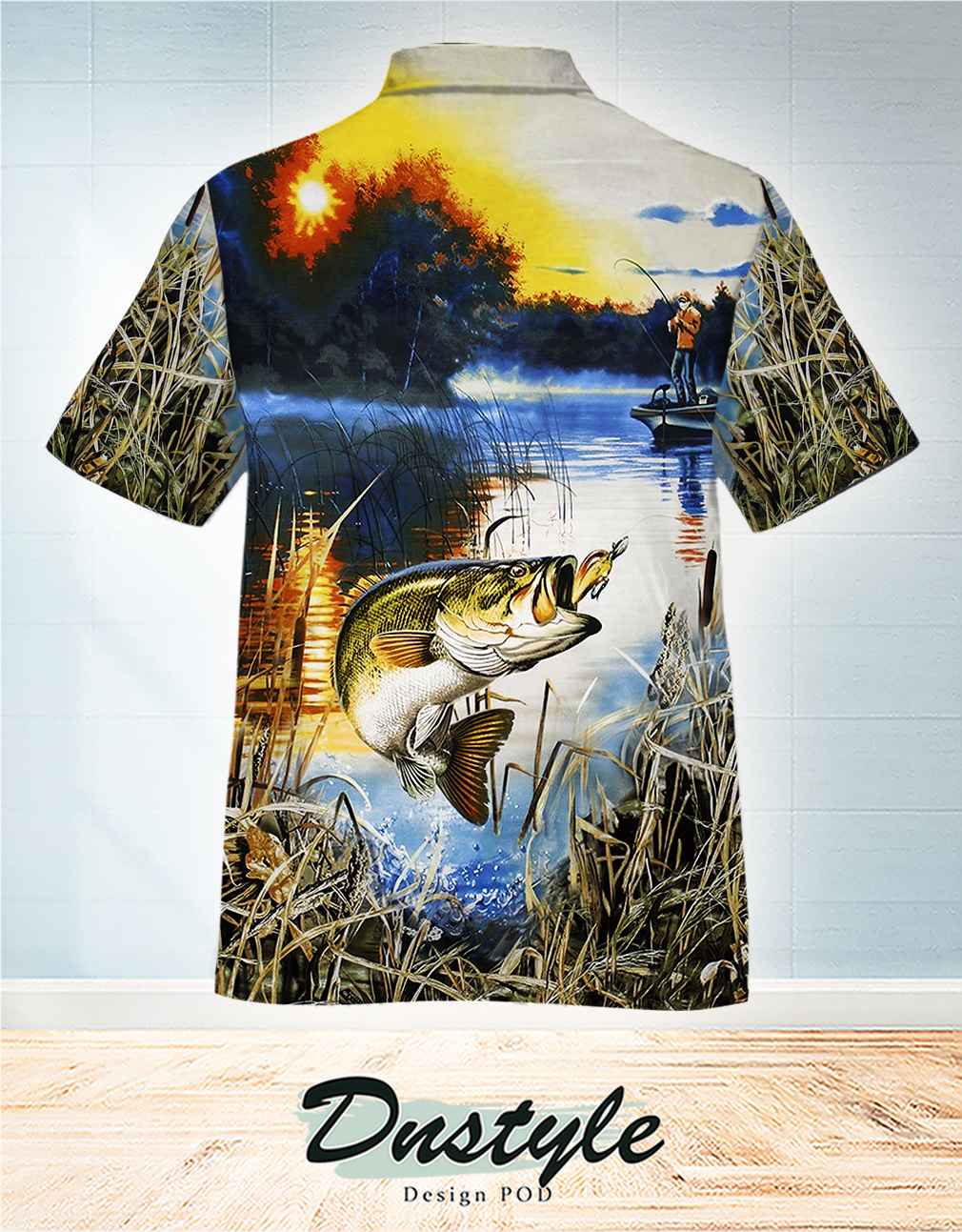 I'd rather be fishing hawaiian shirt 1
