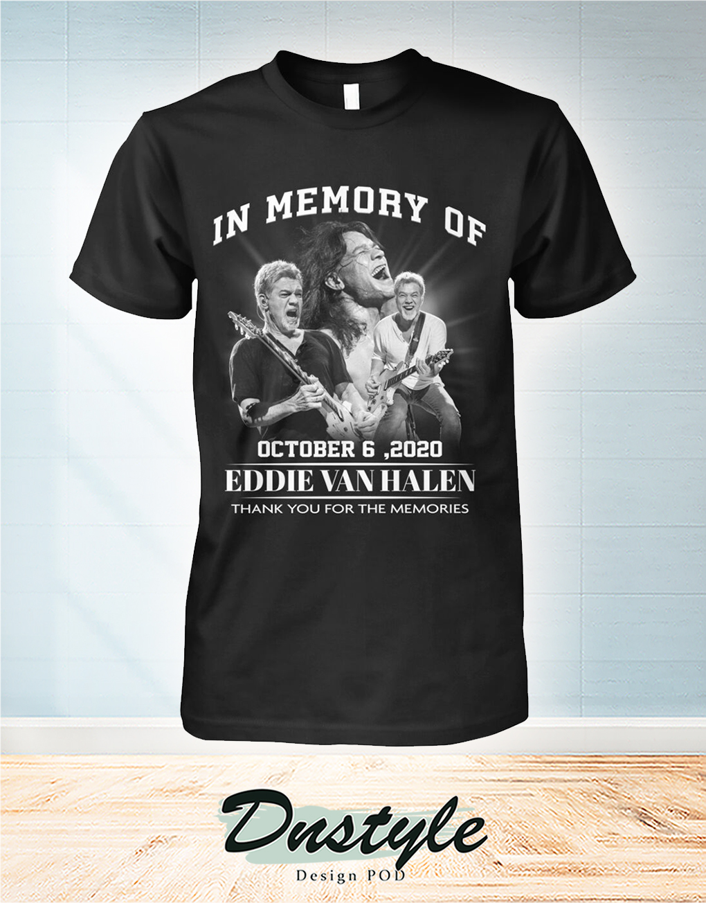 In memory of Eddie Van Halen october 6 2020 t-shirt