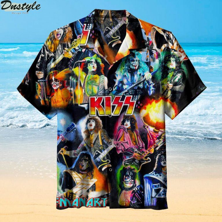 Kiss Band Hawaiian Shirt