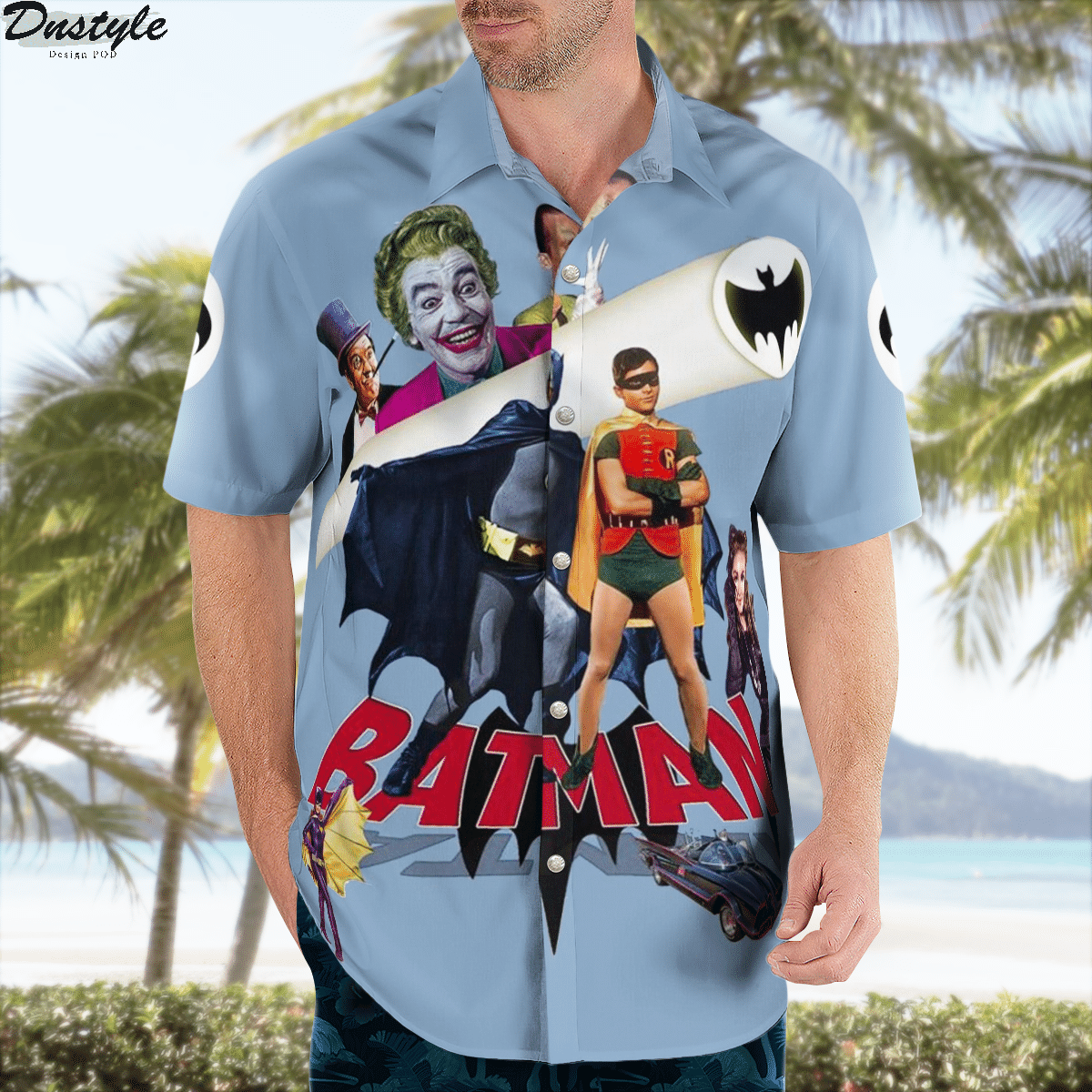 Robin batman catwoman tv series hawaiian shirt 2