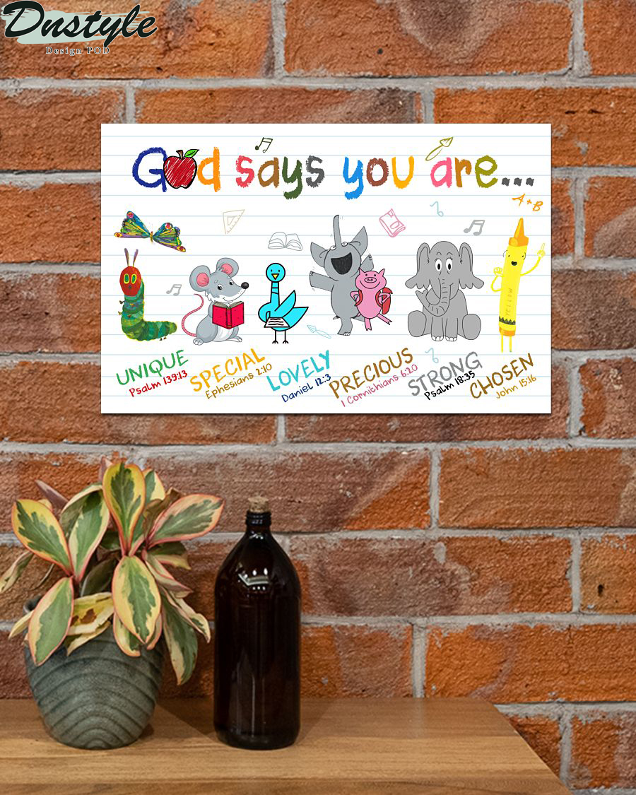 School god says you are poster 2