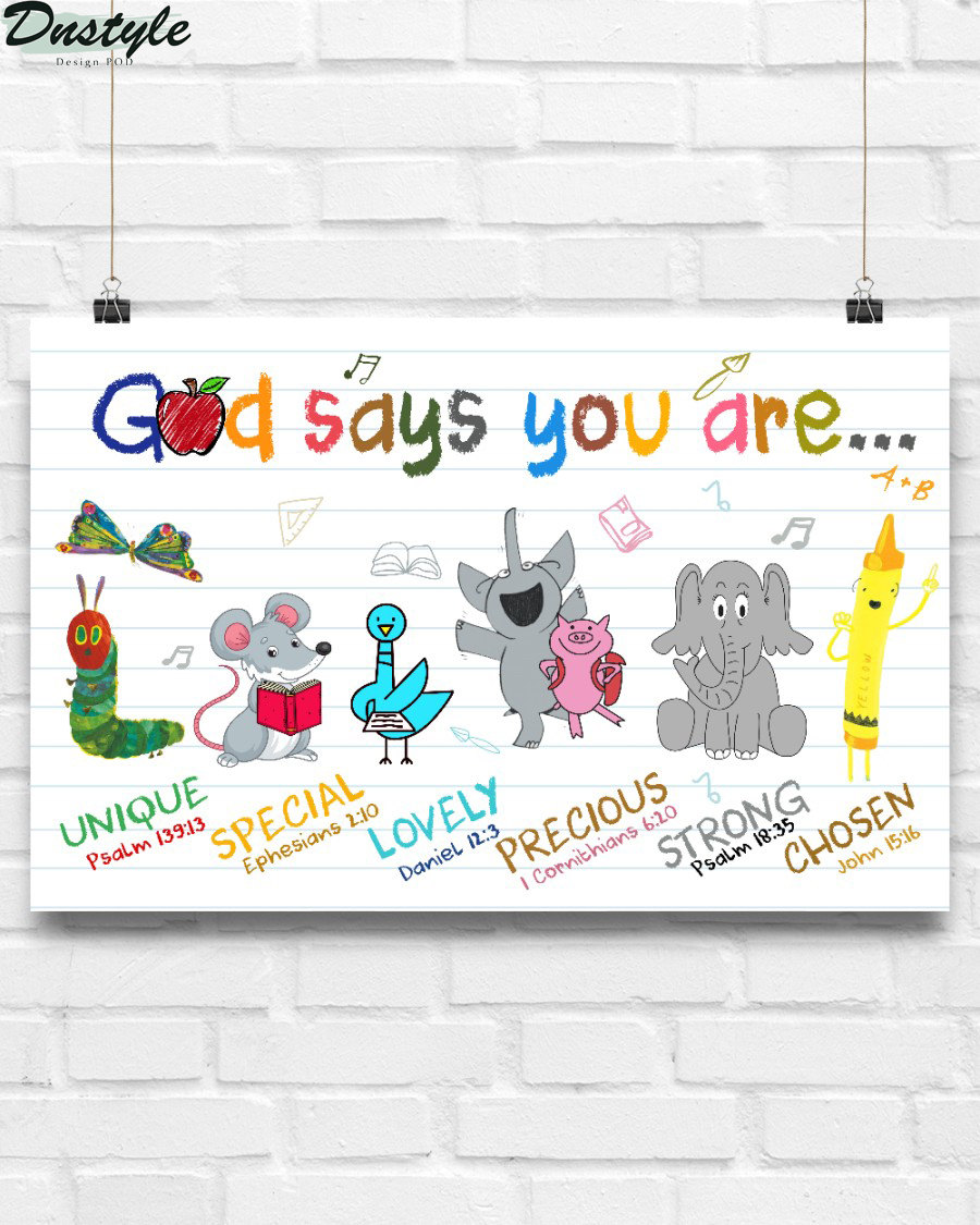 School god says you are poster