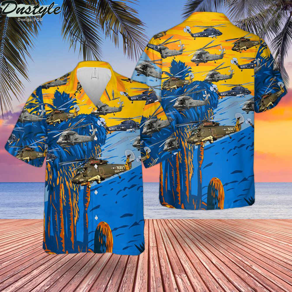 Us navy kaman sh-2 seasprite hawaiian shirt 1