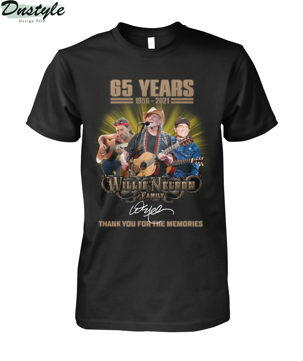 65 years Willie Nelson family thank you for the memories shirt