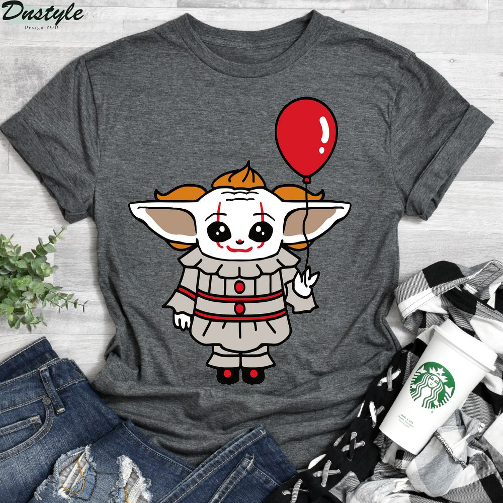 Baby Yoda Cosplay Pennywise shirt 2