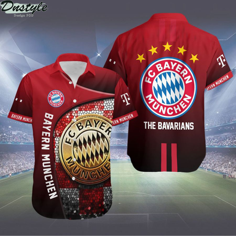 Bayern munchen the bavarians hawaiian shirt