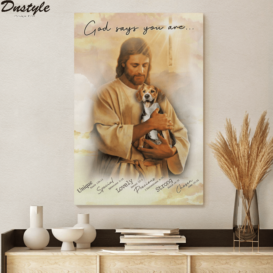 Beagle god says you are canvas