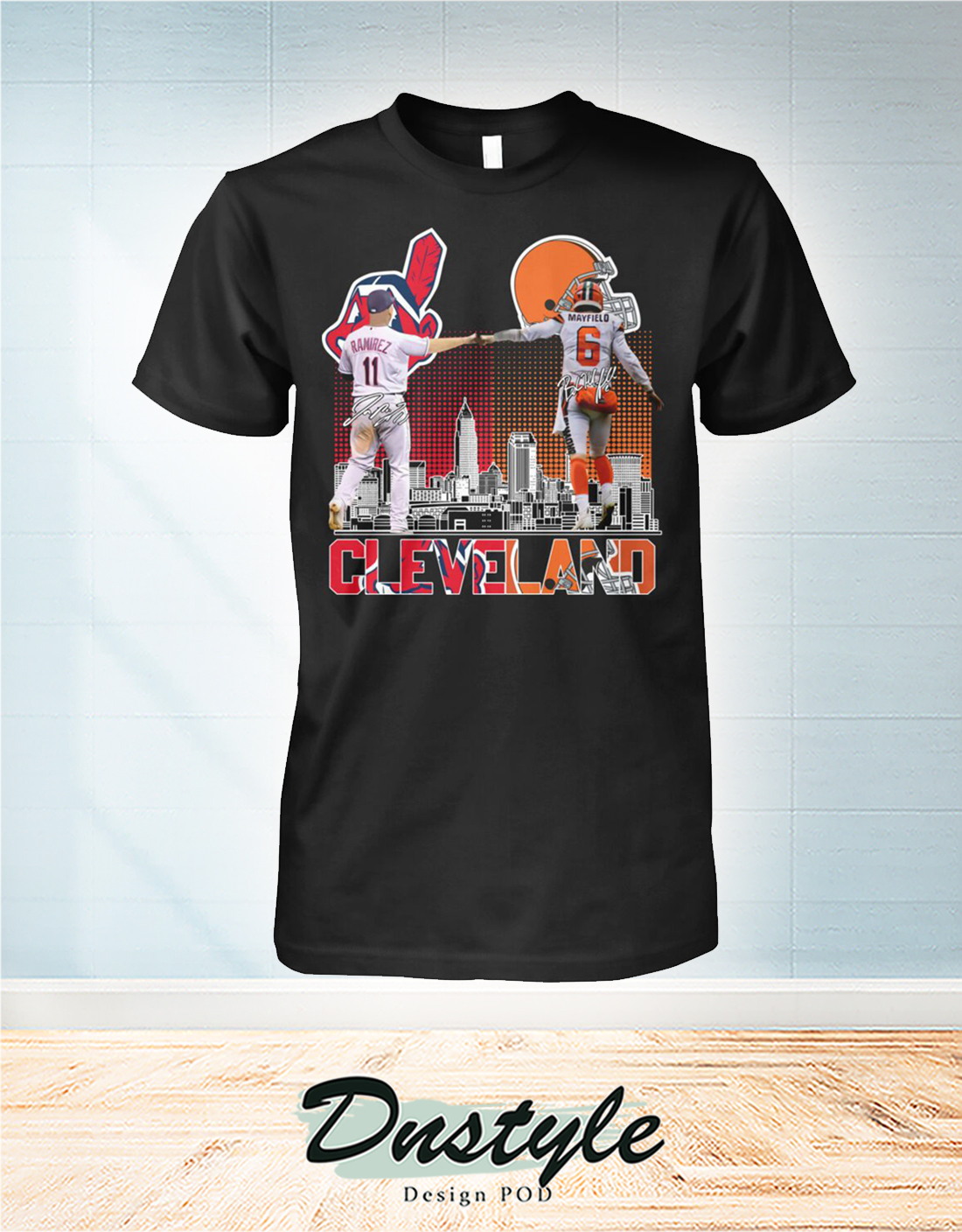 Cleveland Indians and Browns Ramirez and Mayfield shirt