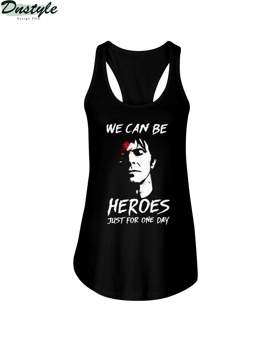David bowie we can be heroes just for one day flowy tank