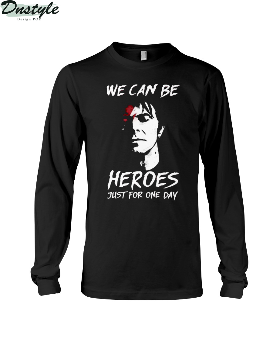 David bowie we can be heroes just for one day long sleeve