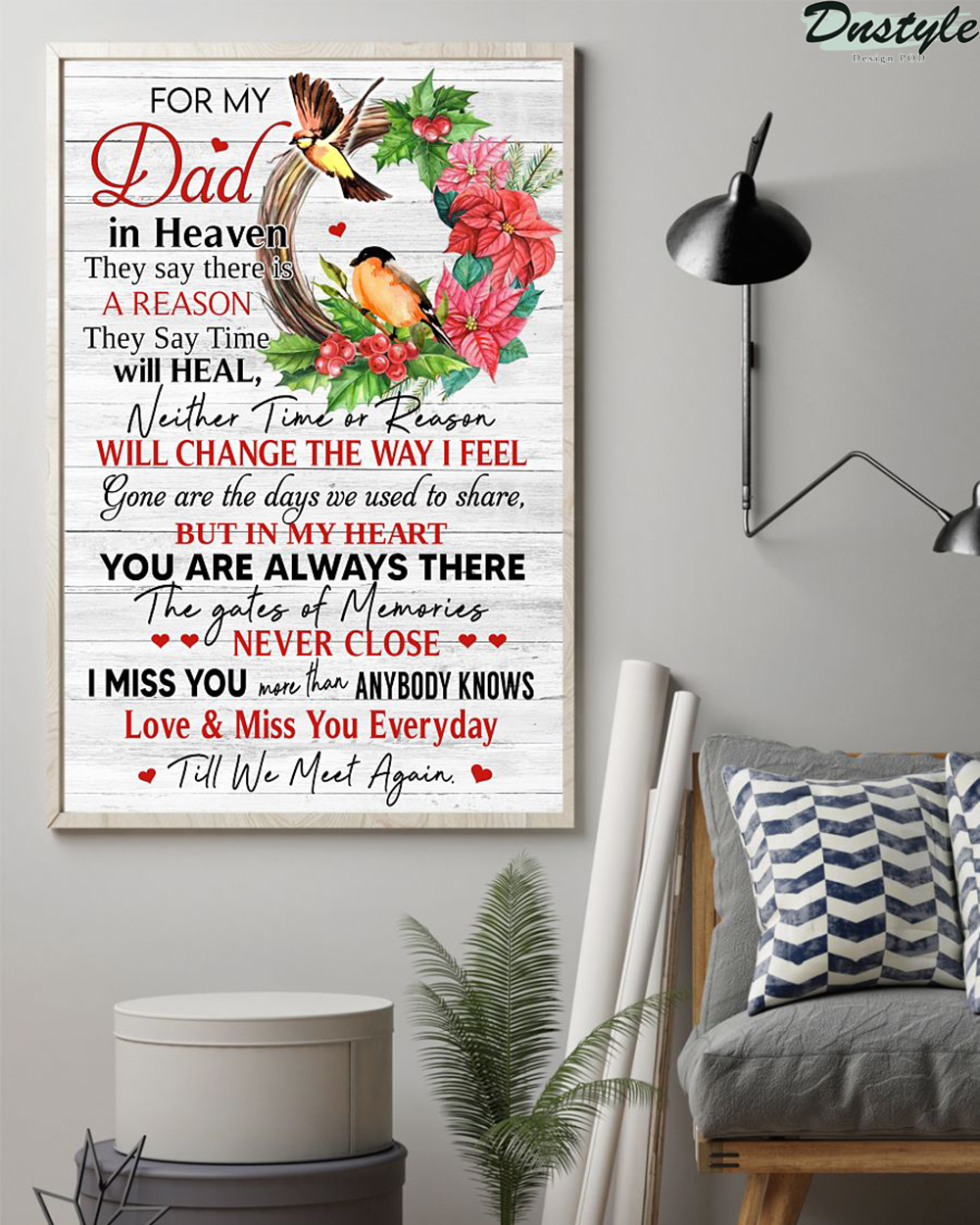 For My Dad In Heaven Vertical Poster 1