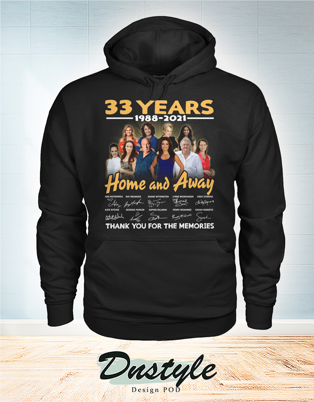 Home and away 33 years thank you for the memories hoodie