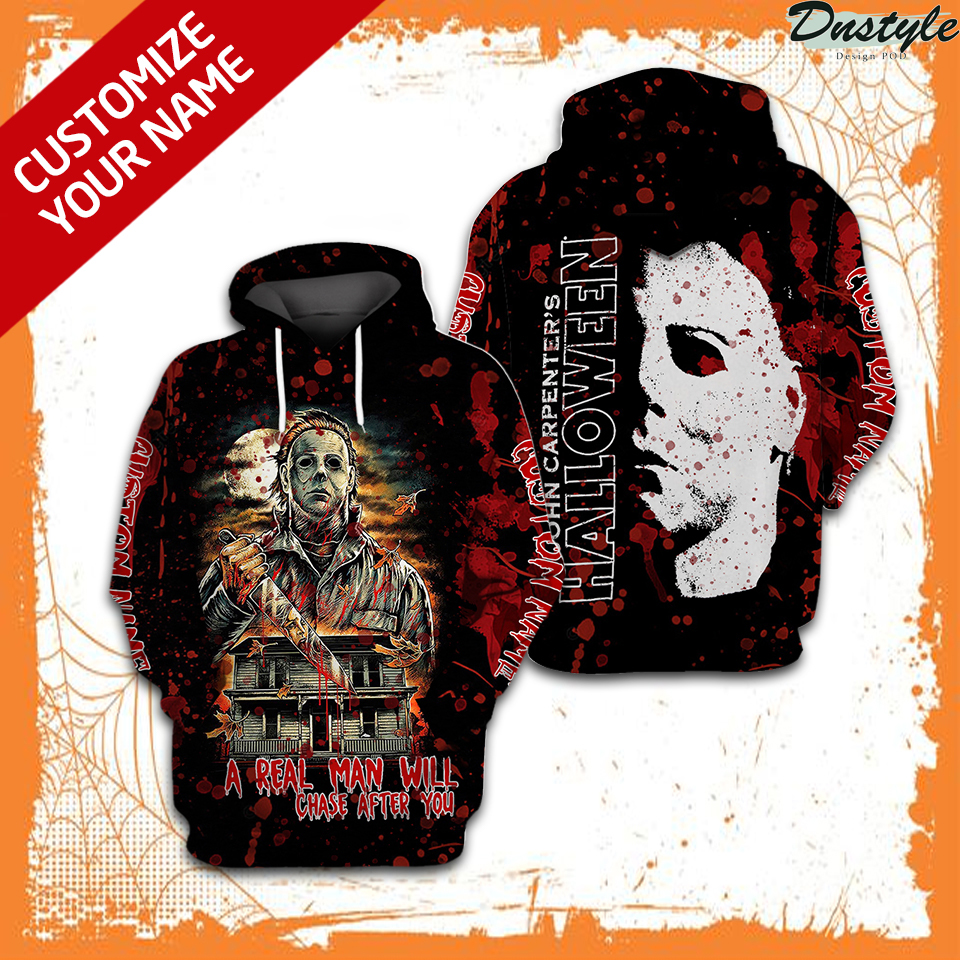Personalized custom name Michael Myers John Carpenter halloween 3d hoodie 1