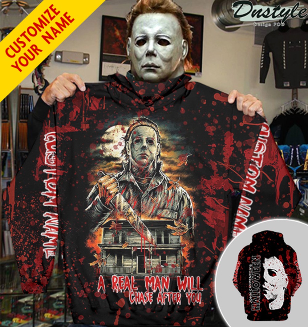 Personalized custom name Michael Myers John Carpenter halloween 3d hoodie