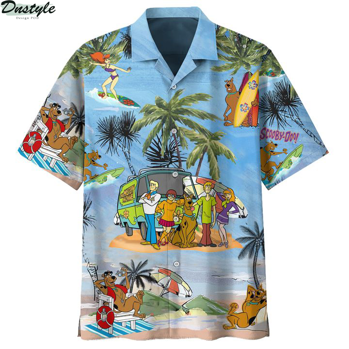 Scooby doo summer vacation hawaiian shirt 1