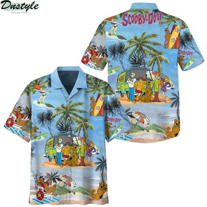 Scooby doo summer vacation hawaiian shirt