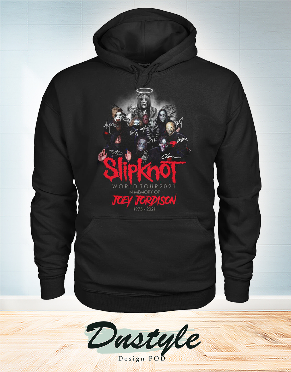 Slipknot world tour 2021 in memory of Joey Jordison 1975 2021 hoodie