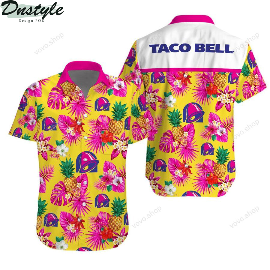 Taco bell tropical hawaiian shirt
