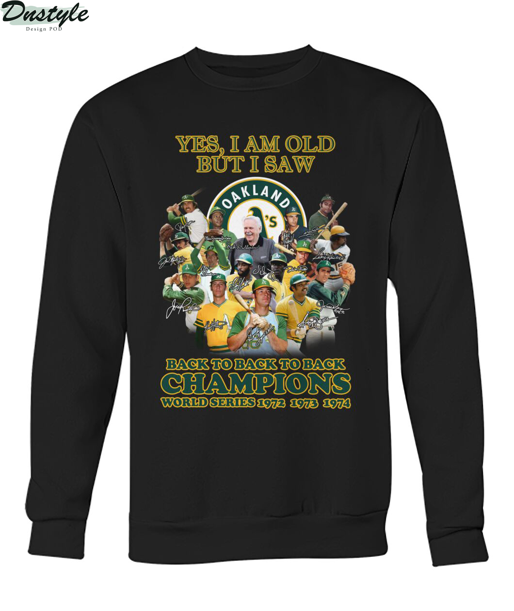 Yes I am old but I saw back to back to back champions sweatshirt
