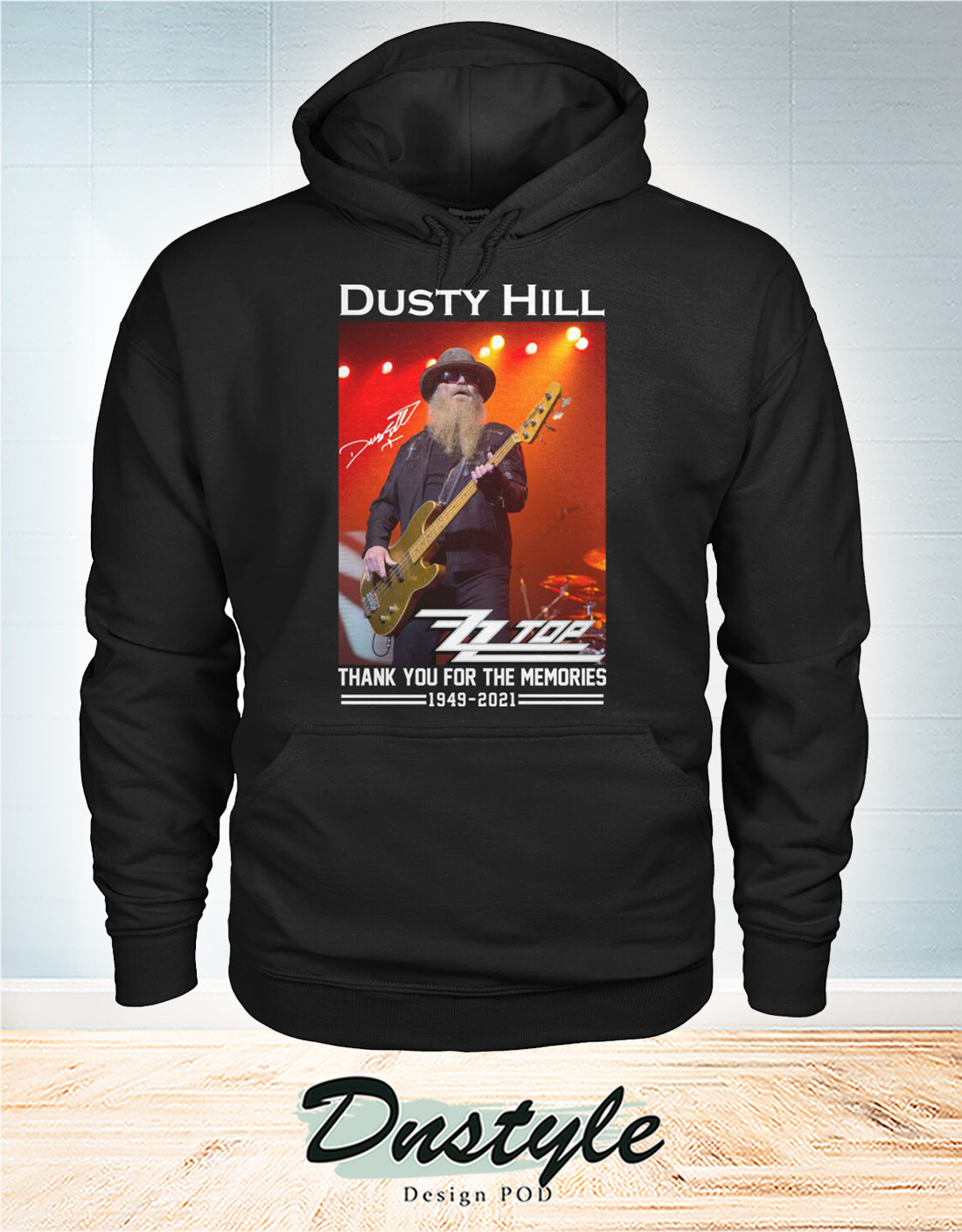 Zz Top Dusty Hill thanks for the memories shirt