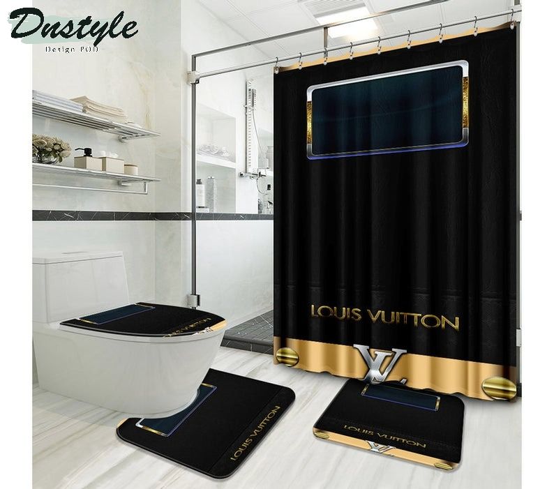Lv Luxury Type 54 Bathroom Mat Shower Curtain